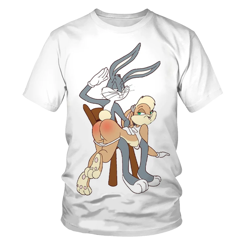 Футболка с коротким рукавом и круглым вырезом 3D-принтом | Мужская одежда