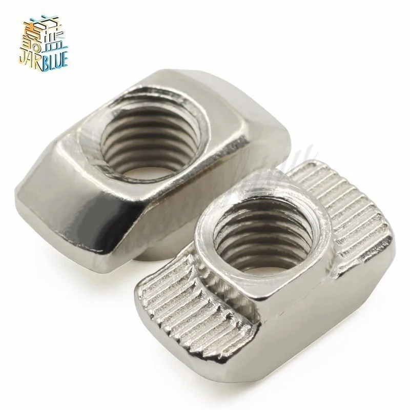 50 шт. M3/M4/M5 * 10*6 для 20 серий Т образная скользящая гайка молоток крепежная