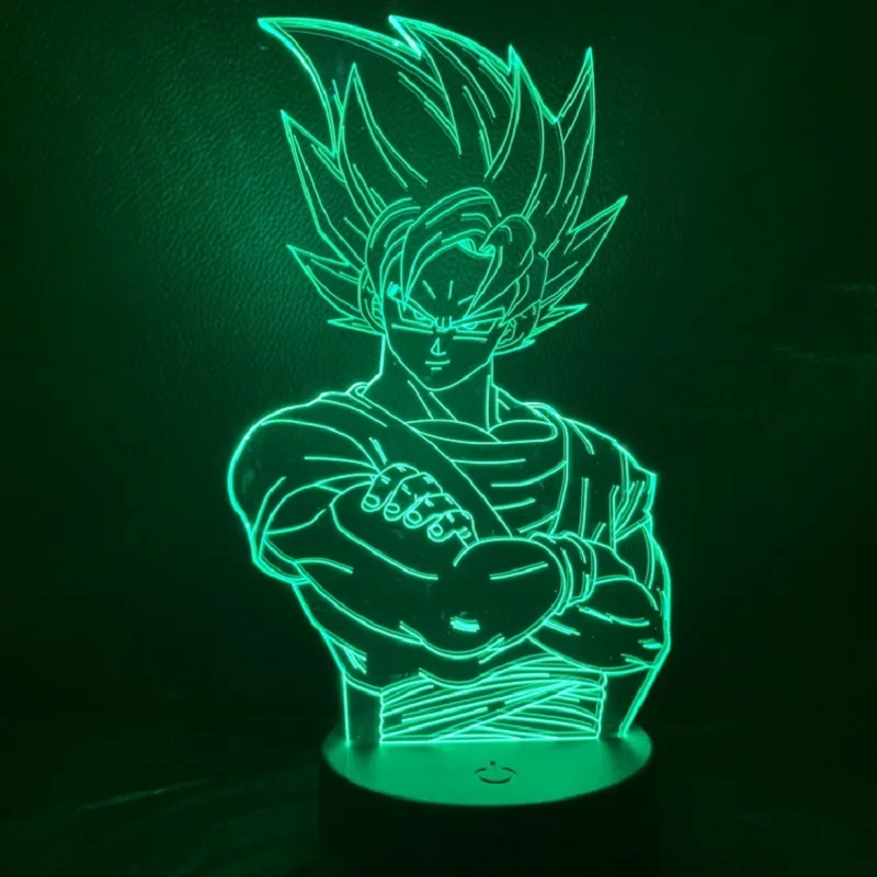 VCity 3D ночник Dragon Ball серии Goku мультфильм рисунок Touch беспроводной USB лампа атмосферное освещение домашний магазин стол современный декор