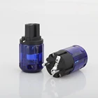 1 пара X Hifi audio с родиевым покрытием P-037E + C-037, удлинитель для вилок питания переменного тока Schuko Eu