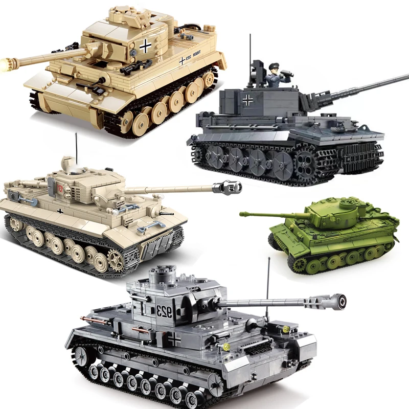 Конструктор Военные автомобили Детский конструктор Команда спецназа панзеры