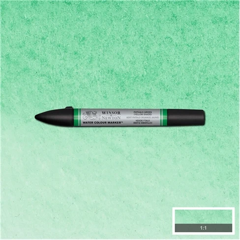 Watercolor marker Winsor &amp Newton Water Colour 521 phtalo green YS |