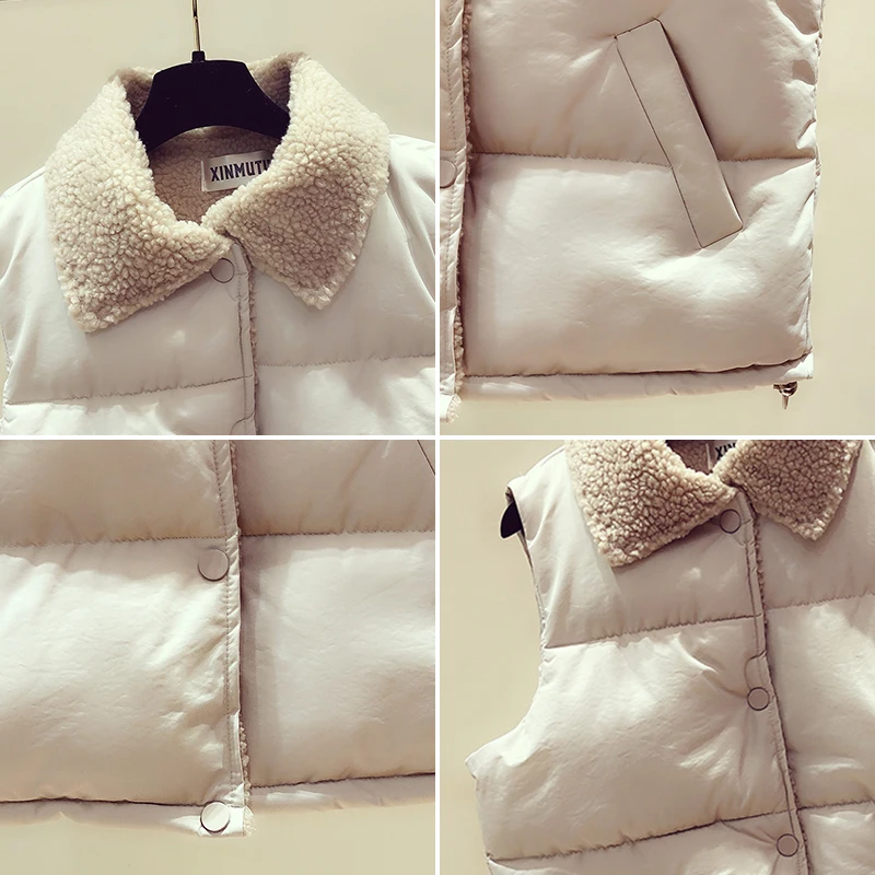

Cheap wholesale 2019 new autumn winter Hot selling women's fashion casual female nice warm Vest Outerwear MP627