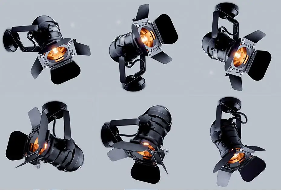 Промышленный креативный студийный ретро штатив черная Напольная Лампа