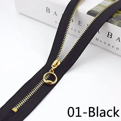 01-Black Meetee 10/20 штук 20/30 см 3# металлическая молния с закрытым концом Автоматическая блокировка язычок молнии голова Декор DIY сумка кошелек швейной по индивидуальному заказу аксессуар - Цвет: 01-Black