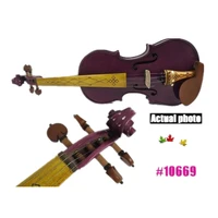 purple colors best craft electric acoustic violin 44 10669