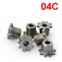 1pcs 04c 9t 24t sprocket wheel industrial chain gear pitch 6 35mm 45 steel suitable for 04c roller chain
