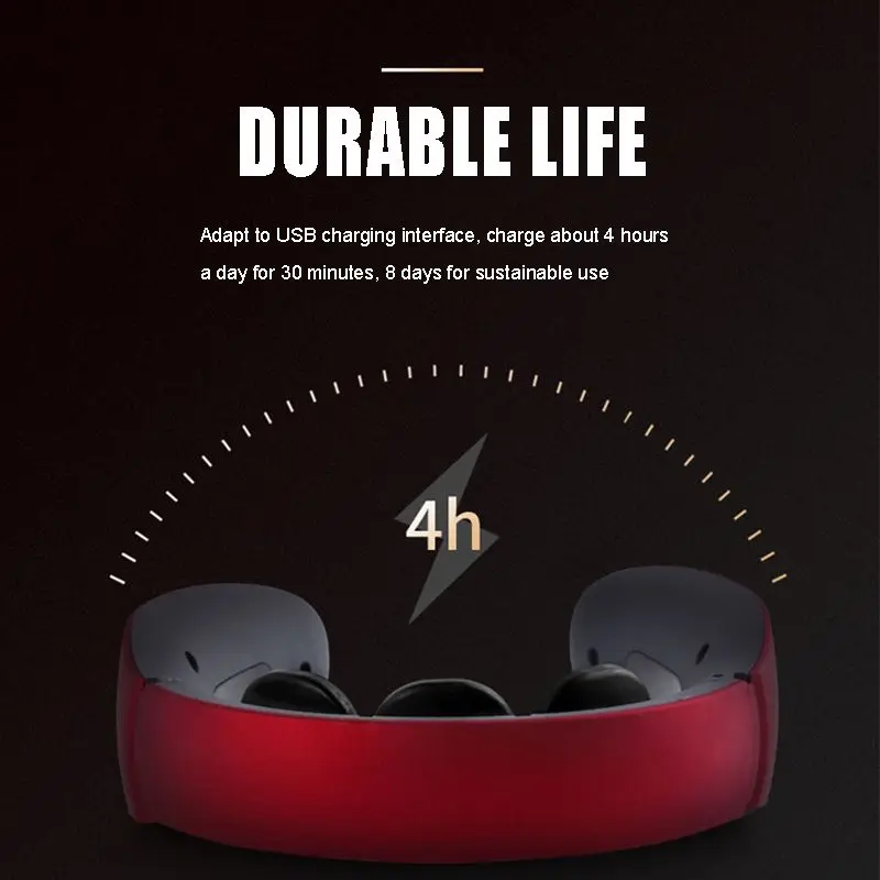 Новый электромагнитный шейный позвоночник бытовой портативный массажный