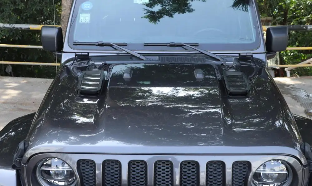 Решетка вентиляционного отверстия капота для Jeep Gladiator JT 2020 Wrangler JL 2018 2019 внешние