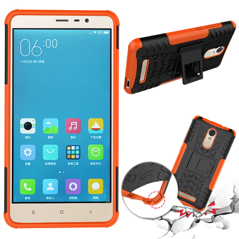 Противоударный силиконовый чехол с подставкой для телефона Xiaomi Redmi Note 8 3 3S 4 4X 4A 5 5A