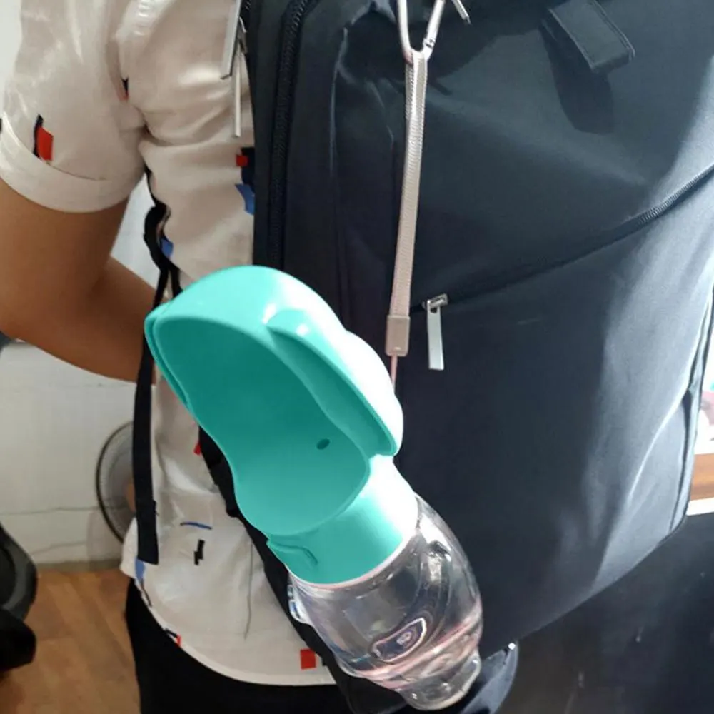 Бутылка для воды собак портативная герметичная чашка с большим лотком дорожная