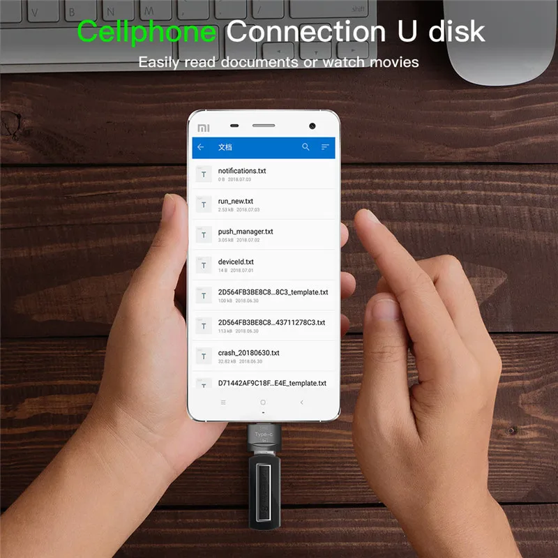 Адаптер USB Type C OTG USB-C папа на Micro мама конвертер USBC для передачи данных Игровая