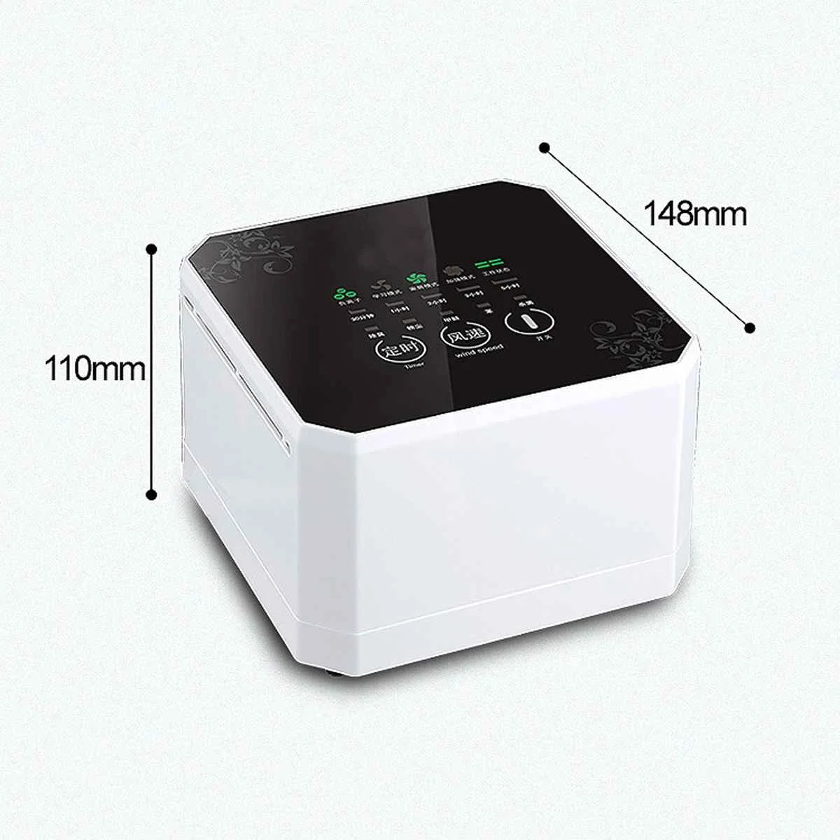

Negative Ion Generator Air Purifier Ozonizer Sterilizer Ozone Generator Desktop Mini Air Ionizer HEPA Filter For Home Office