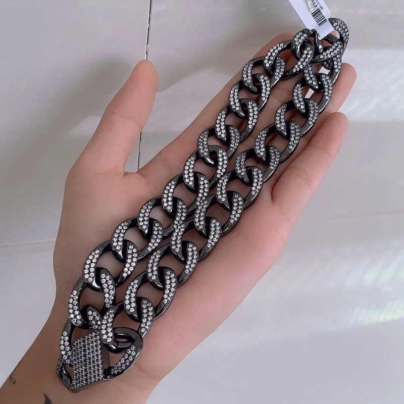 UMGODLY роскошное Брендовое ожерелье высокого качества черное темно-серое из