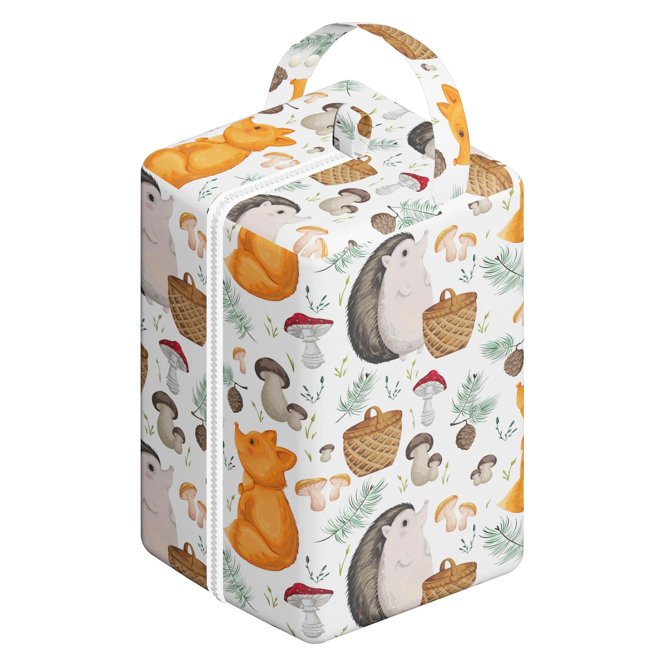 2 слоя высокое качество Детские Водонепроницаемый сумка из узорчатой ткани