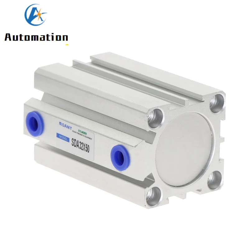 Пневматический поршневой цилиндр типа SDA диаметр 32 мм ход 5/10/20/25/30/40/50/55/60/65/100