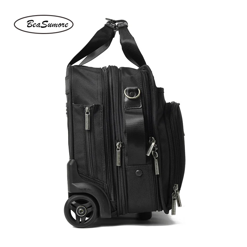 Мужской Дорожный чемодан BeaSumore Многофункциональный на колесиках для деловых