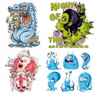 Переводные наклейки ZOTOONE Wack для одежды сделай сам, аксессуары для футболок, платьев, моющиеся, теплопередающие