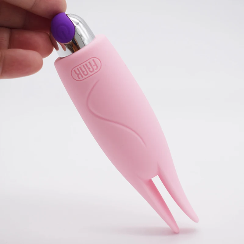 Женская Силиконовая секс игрушка с двумя кроличьими ушками|Вибраторы и