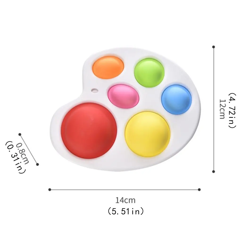 

Sensory Toys Depression Toys Silicone Flip Board Hand Grasping Board Intellectual Development Children's Toys