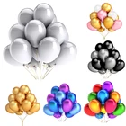 1012 дюймов Глянцевая жемчужные латексные шары многоцветные воздушные шары одежда для свадьбы, дня рождения украшения Baby Shower для Хэллоуина из латекса