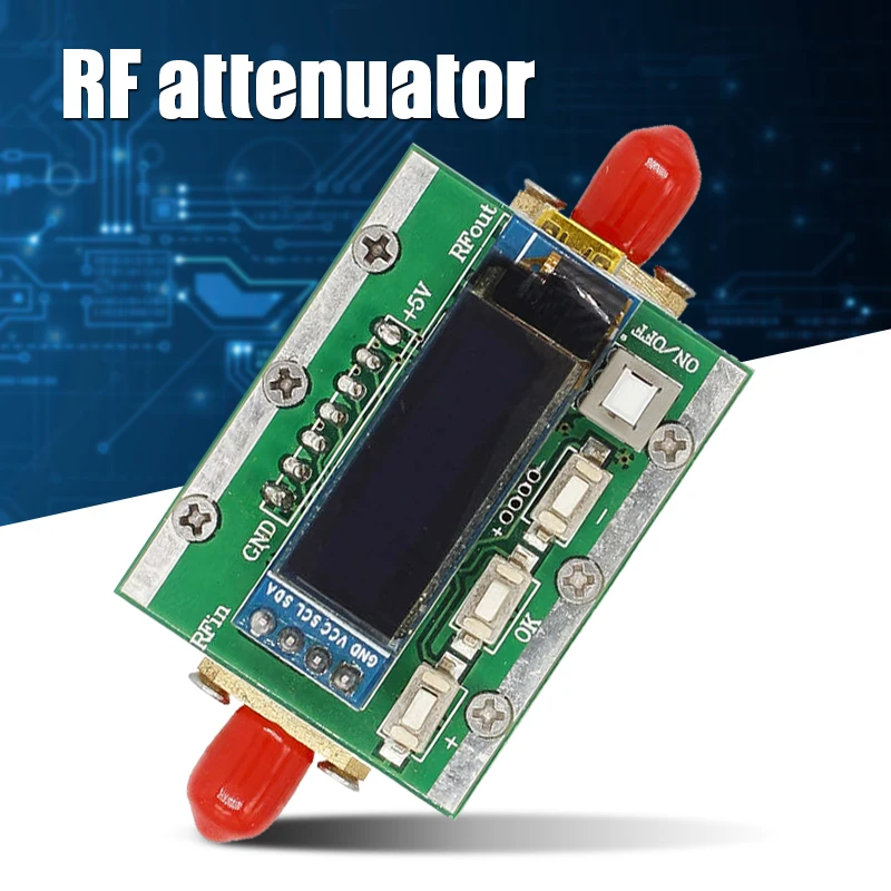 

RF программируемый аттенюатор 0-31 дБ регулируемый 1 дБ шаг/назад 1-3800 МГц CNC корпус ПК контролируемый DQ-Drop