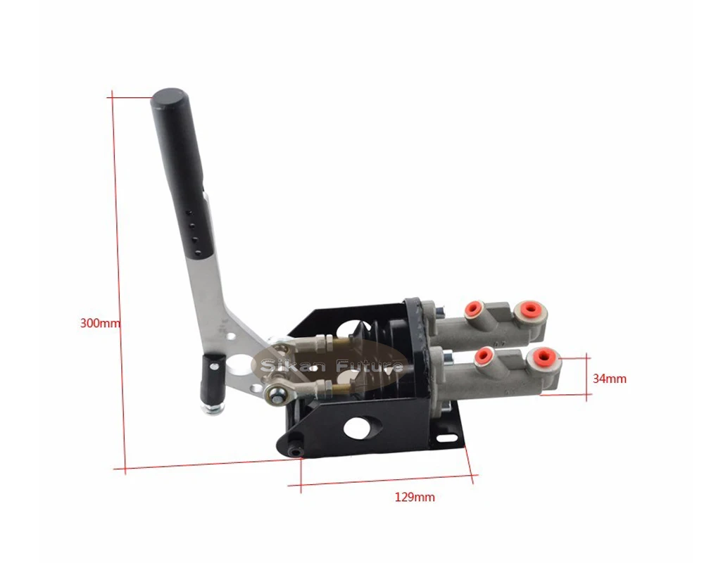 Universal Car Racing Hydraulic Drift Handbrake Vertical Horizantal Drift Lever Drift E-Brake Double Cylinder Hand Brake