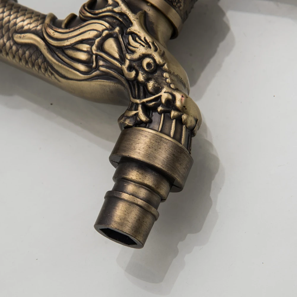 Аксессуары античный бронзовый водопроводный кран садовый настенный