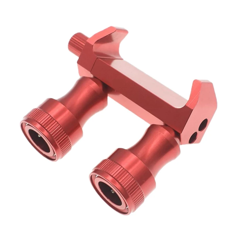 

2x Quick Release Bike Pedal Holder Adapter for Brompton Folding Bike Saddle Pedals Mount Golden & Red