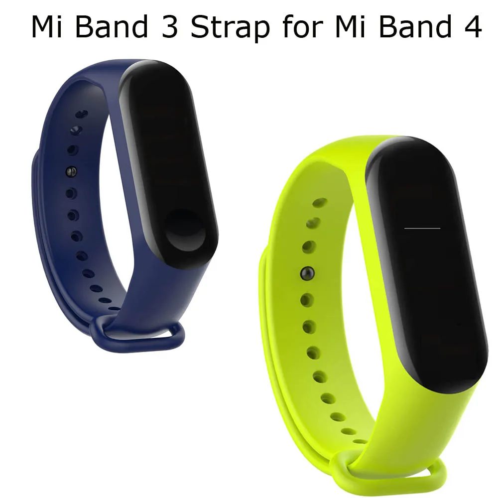 Для Xiaomi mi Band 4 браслет ремешок mi band 3 силиконовый браслет 50 шт