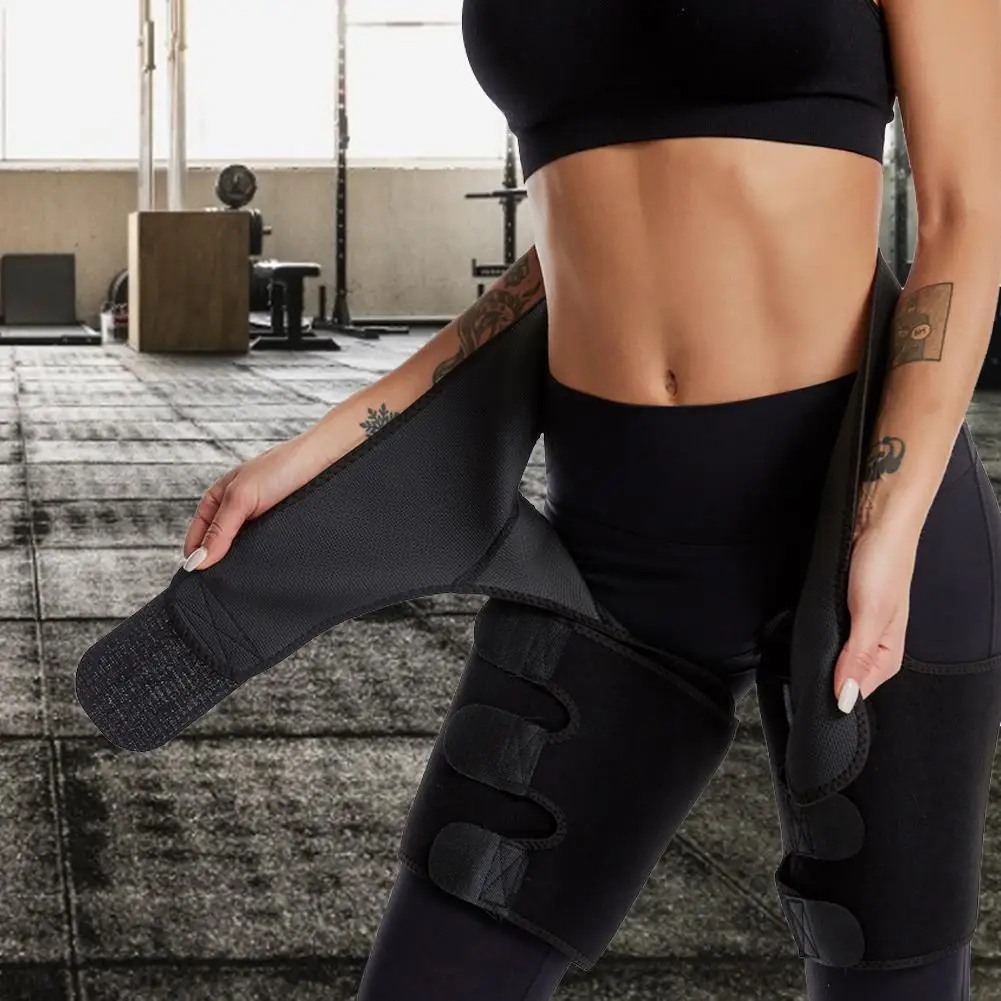Waist Trainer Thigh Trimmer Leg Shapers Slender Slimming Belt Sweat Shapewear Toned Muscles Band Wrap Slim | Спорт и развлечения