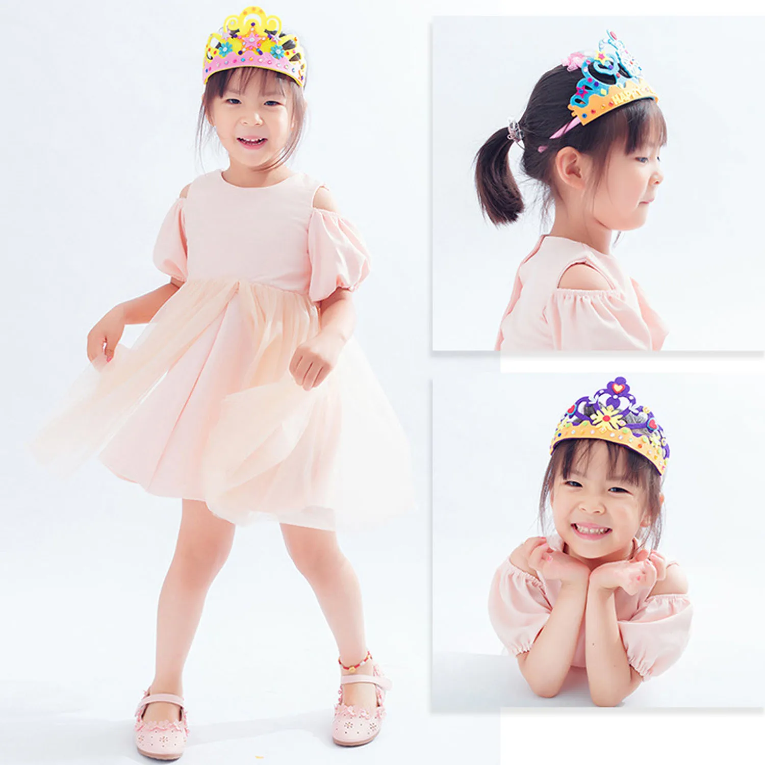 Тиары Головные уборы ручной работы набор сделай сам для дня рождения ремесла