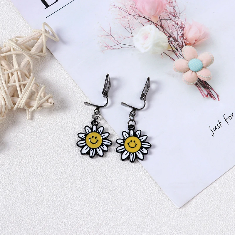 FENGLI Фламинго коала милые серьги с животными черные пирсинг Медвежонок Эмаль