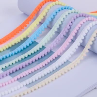 10 meter mini pompom fringe pom pom trim ball fringe ribbon tassel lace kintted fabric for sewing curtain garment handmade craf