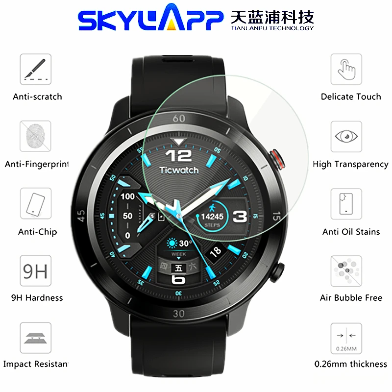 

Защитная пленка для смарт-часов icwatch GTX CXB01, закаленное стекло с защитой от царапин для HD экрана