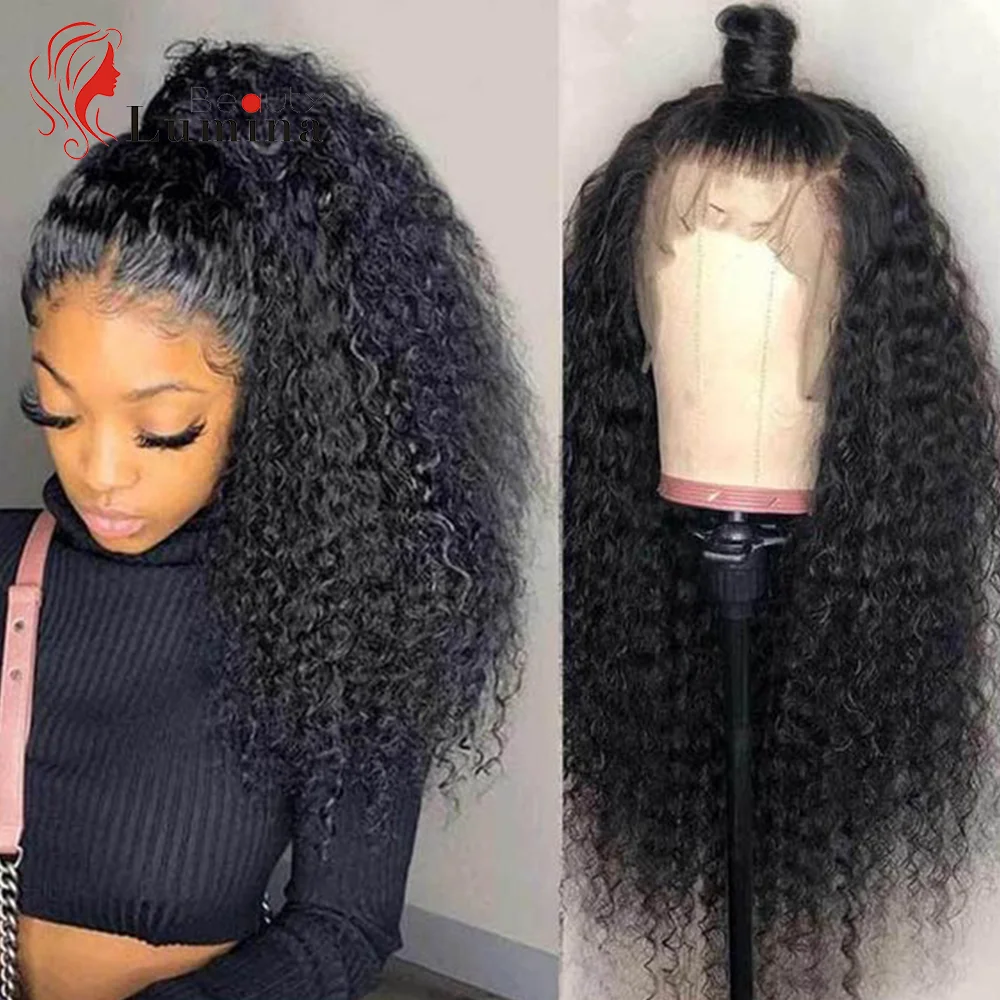 Jerry Curly Lace Front Human Hair Wigs 13x4 Lace Front Human Hair Wigs Remy Hair For Black Women Curly Human Hair Wig 10-24inch