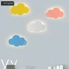 Современная настенная лампа Artpad, светильник белого, розового цвета с креплением на стену для гостиной, детской, спальни, светильник шение, 15 Вт, 110 В, 220