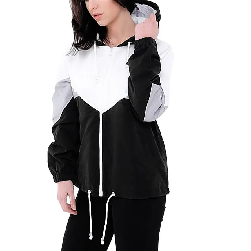 Женские куртки весна осень 2019 женские модные тонкие гидрокостюмы с длинными