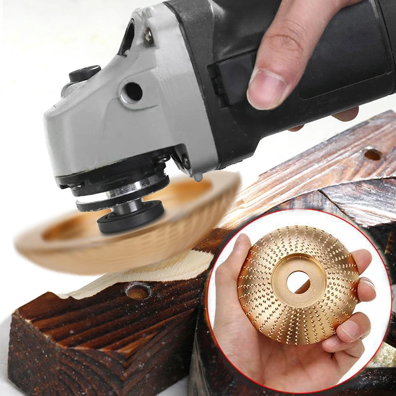 

New Aperture 16/22 High Quanlity Wood Grinding Wheel Rotary Disc Sanding Carving Abrasive Disc Tools For Angle Grinder