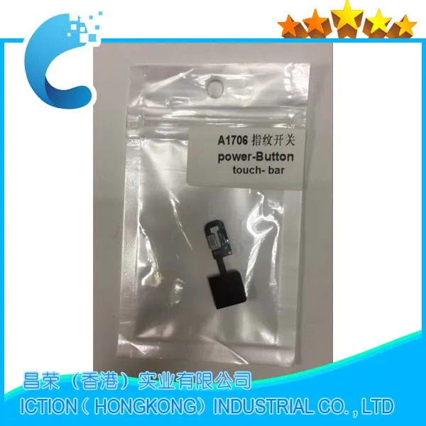 Оригинальная новая сенсорная кнопка питания A1706 821-00919-A для Macbook Pro Touch Bar 13 &quotA1706