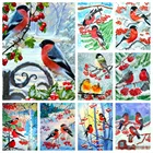 Набор для алмазной вышивки MomoArt, мозаика сделай сам в виде птицы, полная выкладка, картина Стразы с животными, домашний декор