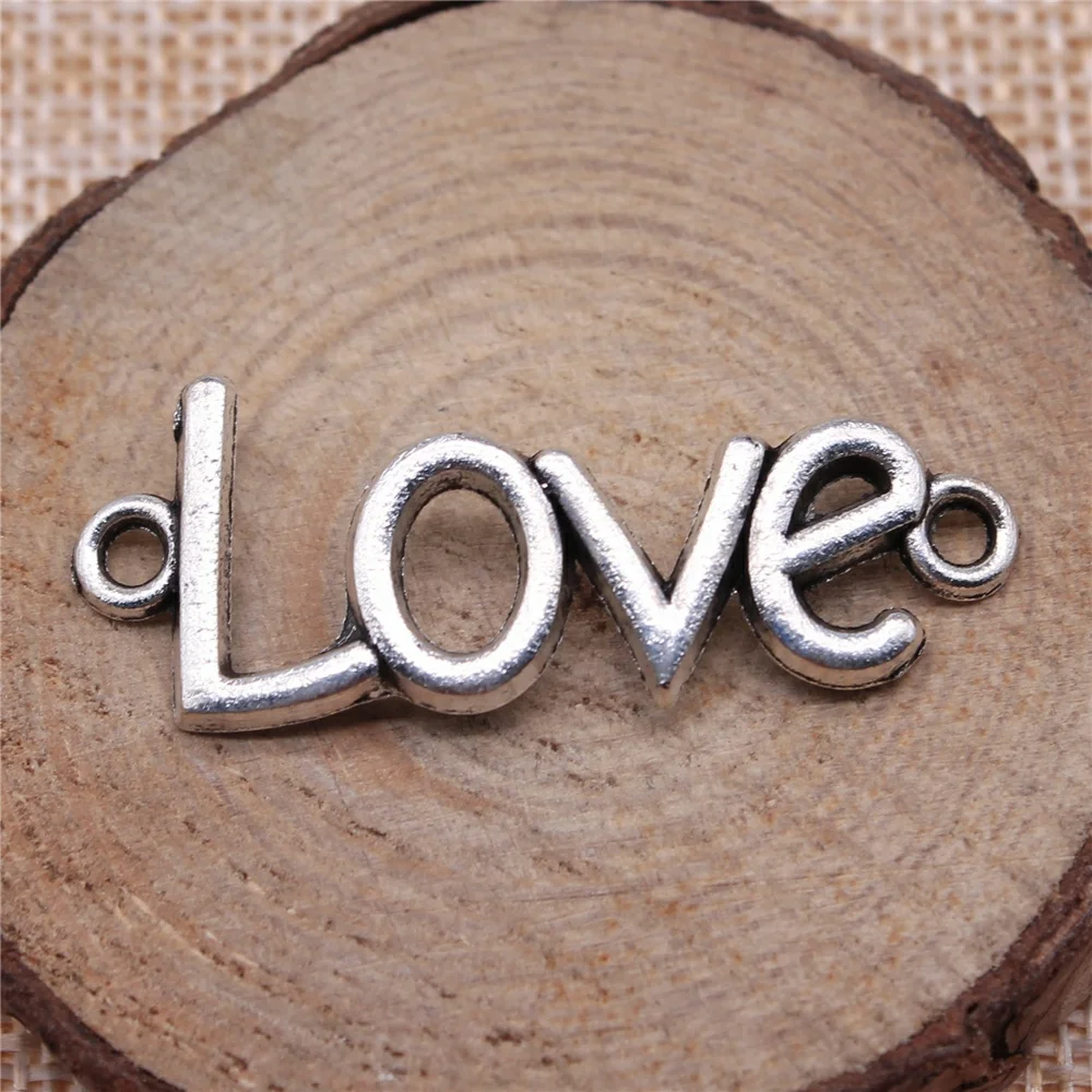 WYSIWYG 10 шт. 3 цвета любовные амулеты кулон DIY ювелирных изделий 41x16 мм для