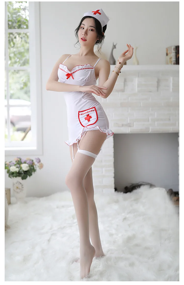 Эротический костюм медсестры униформа для девушки нижнее белье игр женское