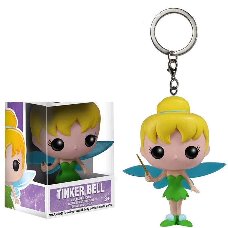 Аниме Disney Ariel Tinker Bell Chessur Arthas Карманный Брелок экшн-фигурки коллекционные игрушки