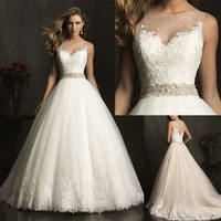 wedding dress for women with top a line floor long prom dresses plus size for bride