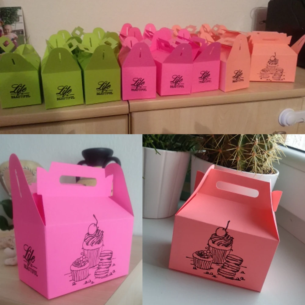 Конфетная коробка форменная резка штампы тиснение шаблон формы Скрапбукинг