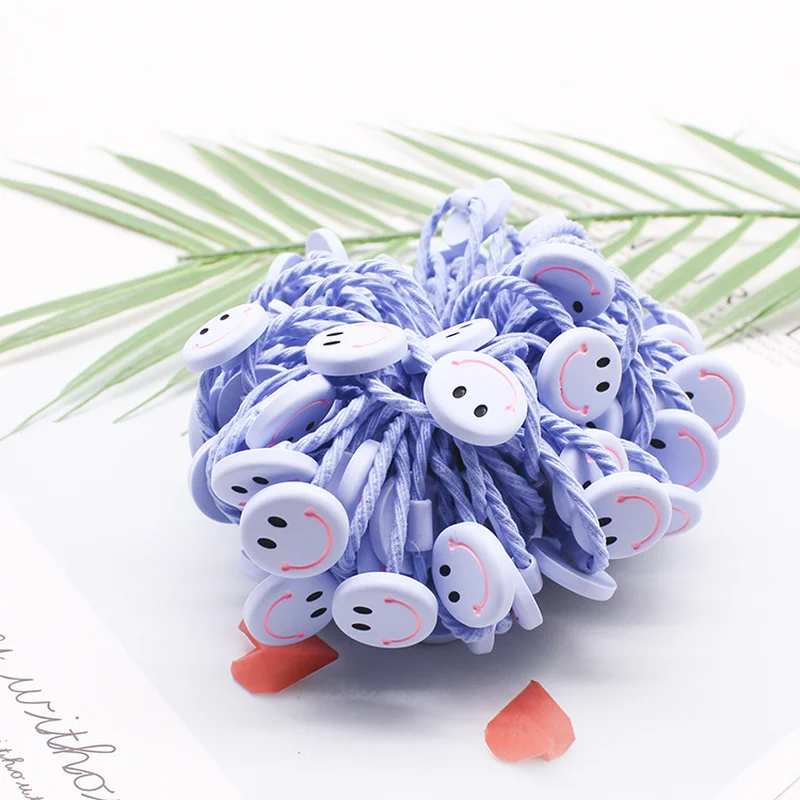 Новый стиль Детские простые круглые милые Мультяшные смайлики спиральные