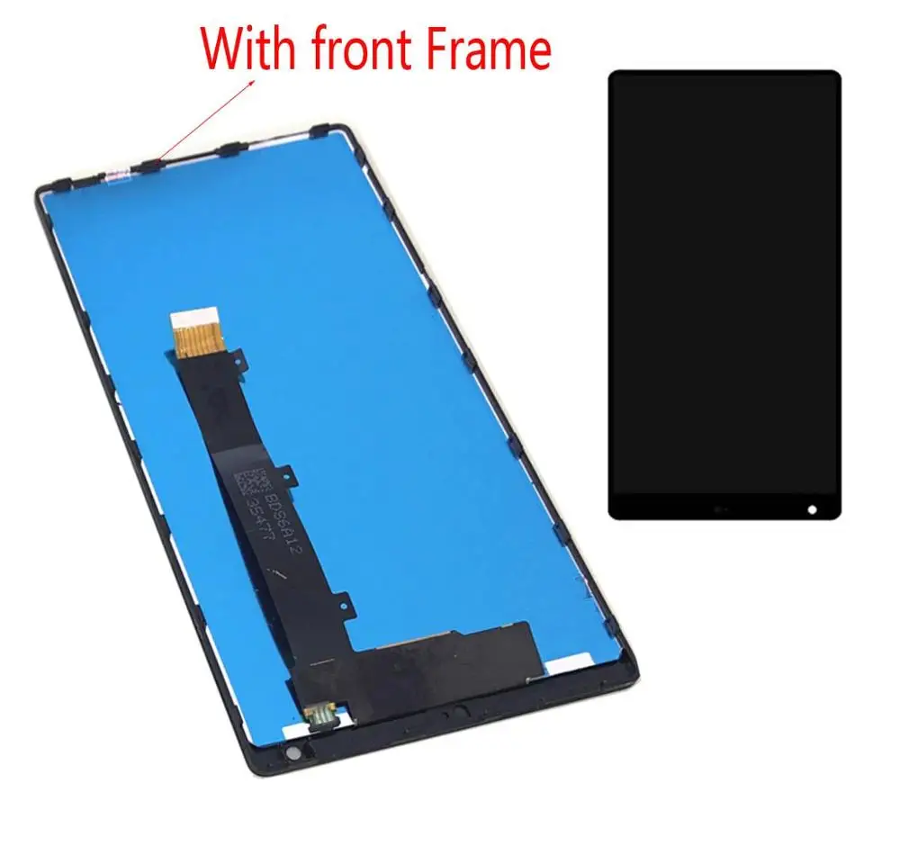 Black with Frame ips 6," дисплей для Xiaomi mi x lcd кодирующий преобразователь сенсорного экрана в сборе рамка для Xiaomi mi x Замена ЖК-экрана - Цвет: Black with Frame