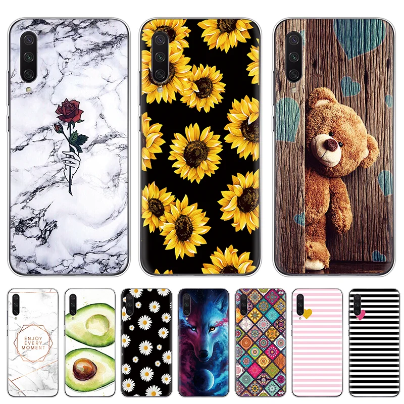 Case For Xiaomi Mi A3 / Mi CC9e Case Silicone Back Cover Soft TPU Funda Coque For Xiaomi Mi CC9 Mi 9 Lite Case Capa Shell Bumper