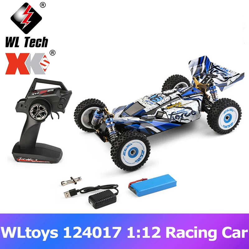 

Wltoys 124017 RTR 1/12 Brushless 4WD Racing Car 2.4G 100m Remote Contronl Car 70km/h Off-road Vehicles Metal Chassis RC Car Toys